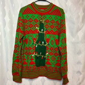 Tipsyelves christmas sweater med
